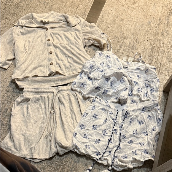 Other - Cozy Beige and Floral Sleep Sets